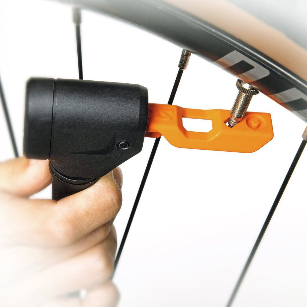 Multi valve bike pump clearance